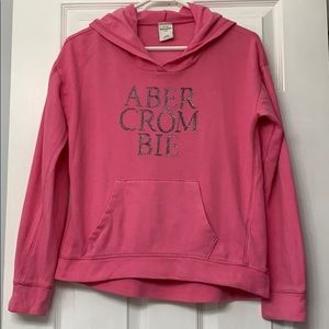 abercrombie  kids L (14) pink sweatshirt hoodie